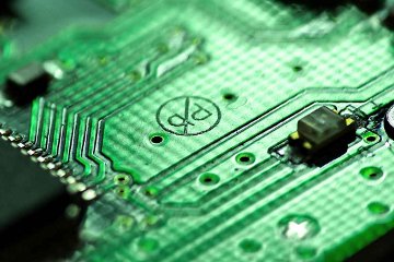 Elektronische Fehler auf der Platine